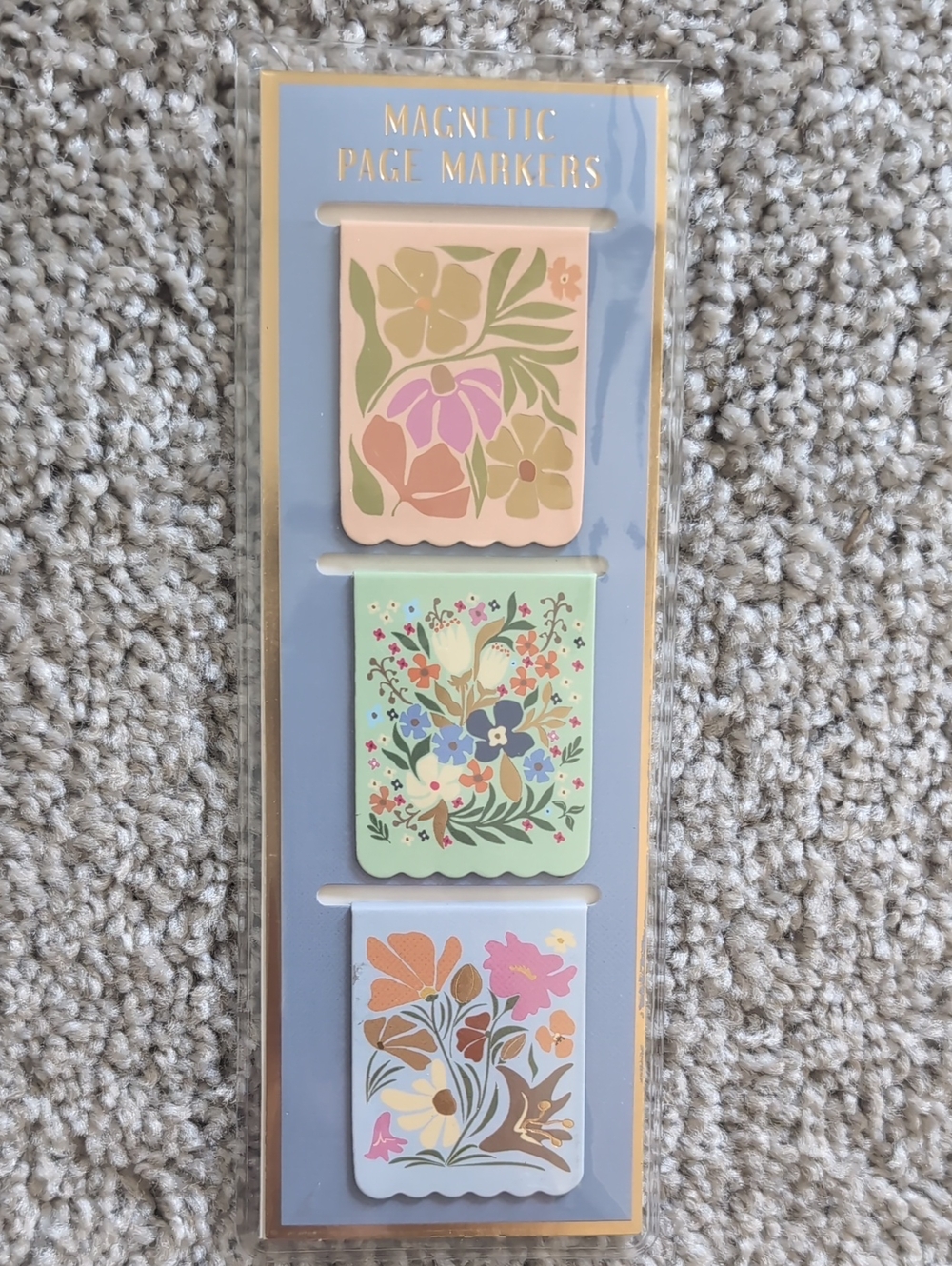 Floral Magnetic Page Markers - Pastel Floral Set